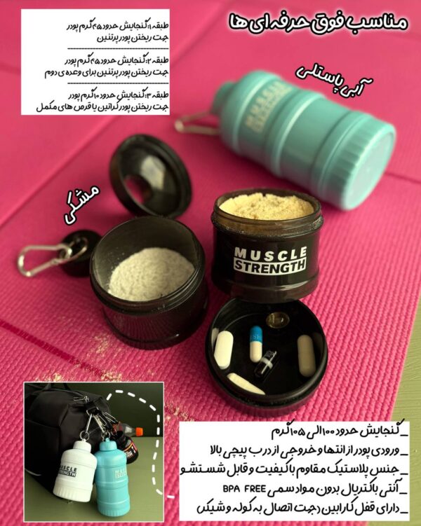 فانل پروتئین وارداتی (آنتی باکتریال) سه طبقه - Image 2