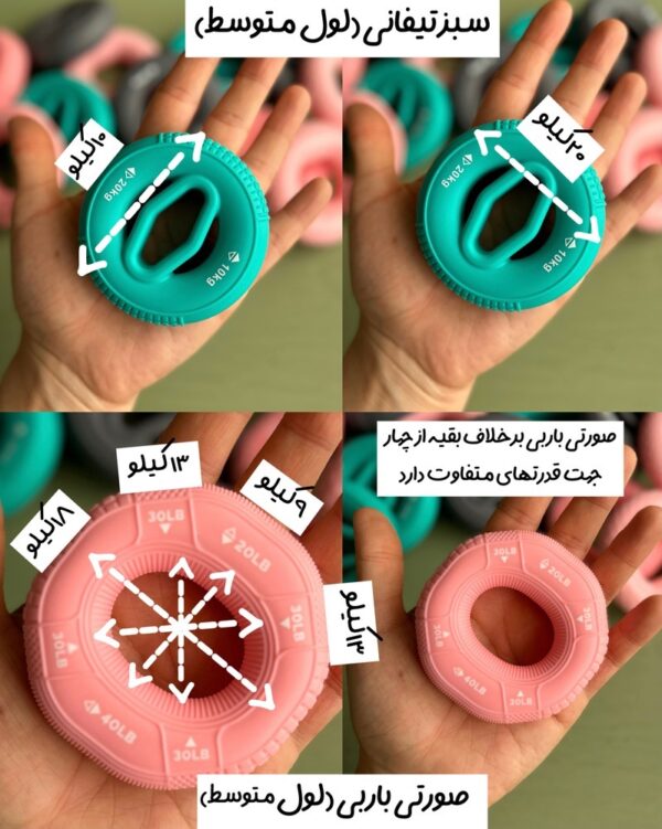 حلقه مچ سلیکونی (درجه بندی) - Image 2
