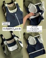 تاپ نیمتنه یقه مربعی «دُرنا» - Image 4